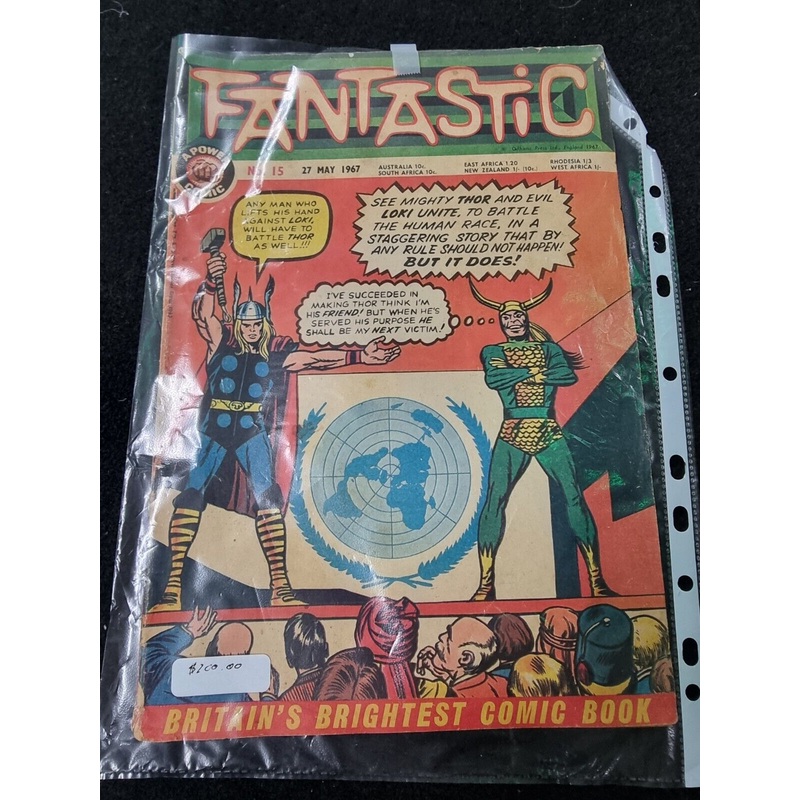 1963 MARVEL JOURNEY INTO MYSTERY #94 1ST UNITED NATIONS COVER LOKI KEY RARE UK