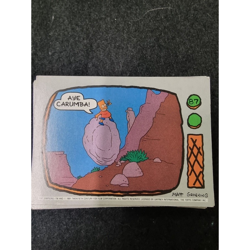 1990. THE SIMPSONS: Mixed Card Lot