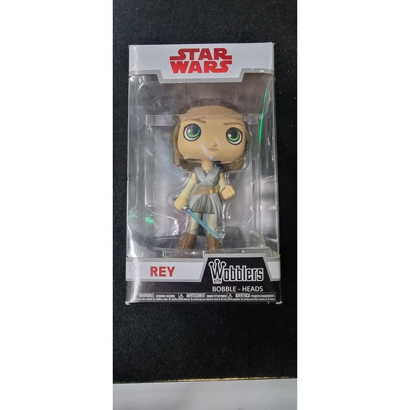STAR WARS REY FUNKO WOBBLERS BOBBLE-HEAD