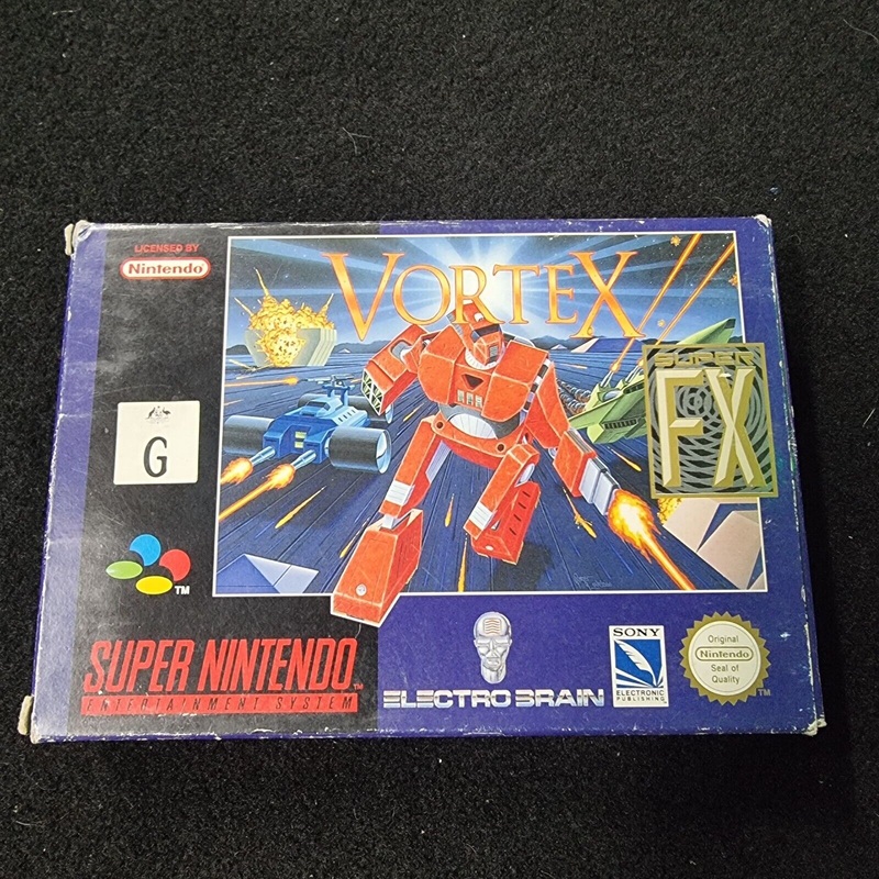 Super nintendo Snes Game – Vortex(Boxed)( Pal)