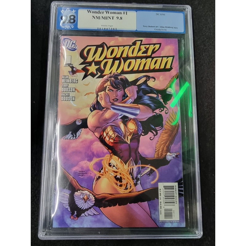 Wonder Woman #1 (DC, 8/06) PGX WORLD 9.8 NM MINT