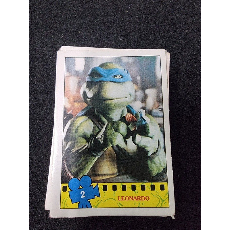 1990 Topps Teenage Mutant Ninja Turtles Movie Mixed  Card Lot 91 Cards