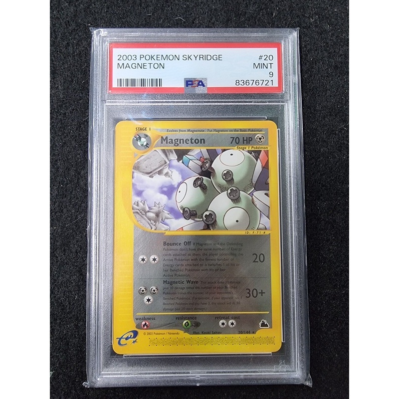 2003 Pokemon Skyridge – Magneton #20 PSA 9 MINT