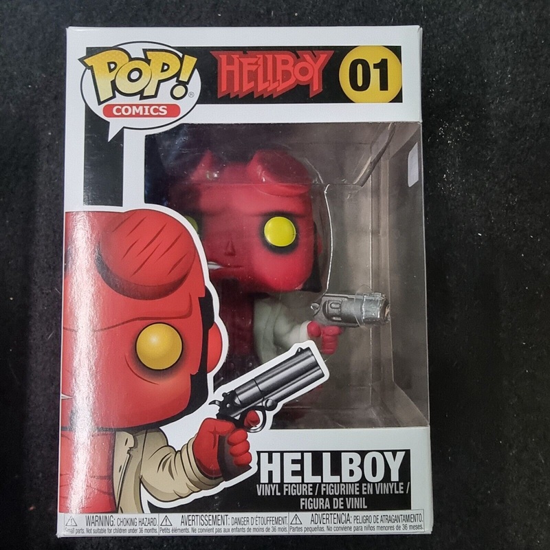 [ FUNKO – POP! COMICS ] HELLBOY [#01], VINYL FIGURE [NIB], VINTAGE