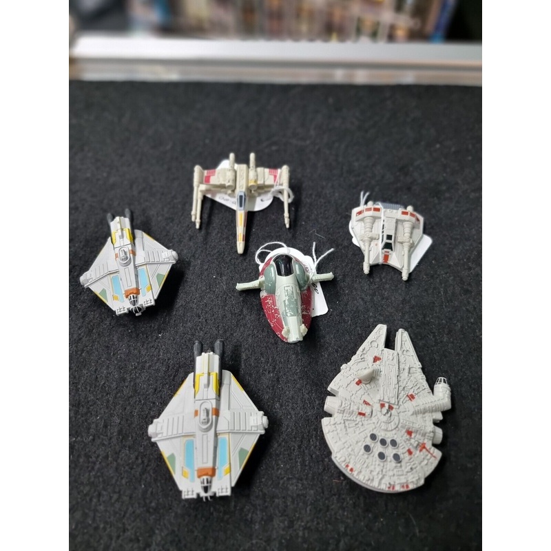 Star Wars Hot Wheels Miniature Diecast Ship X 6
