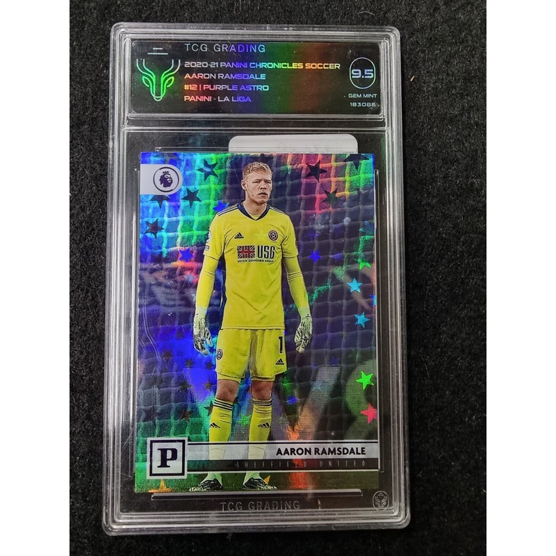 2020-21 Chronicles EPL AARON RAMSDALE Panini Base Bronze #12  TGG GRADING 9.5