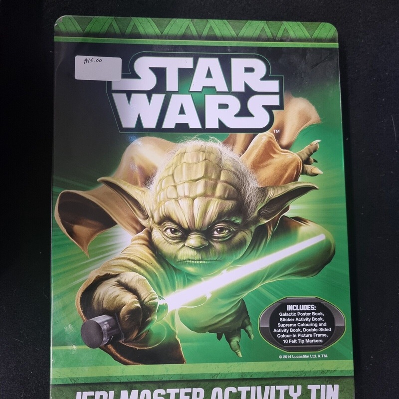 STAR WARS – 2014 Lucasfilm JEDI MASTER ACTIVITY TIN  by SCHOLASTIC