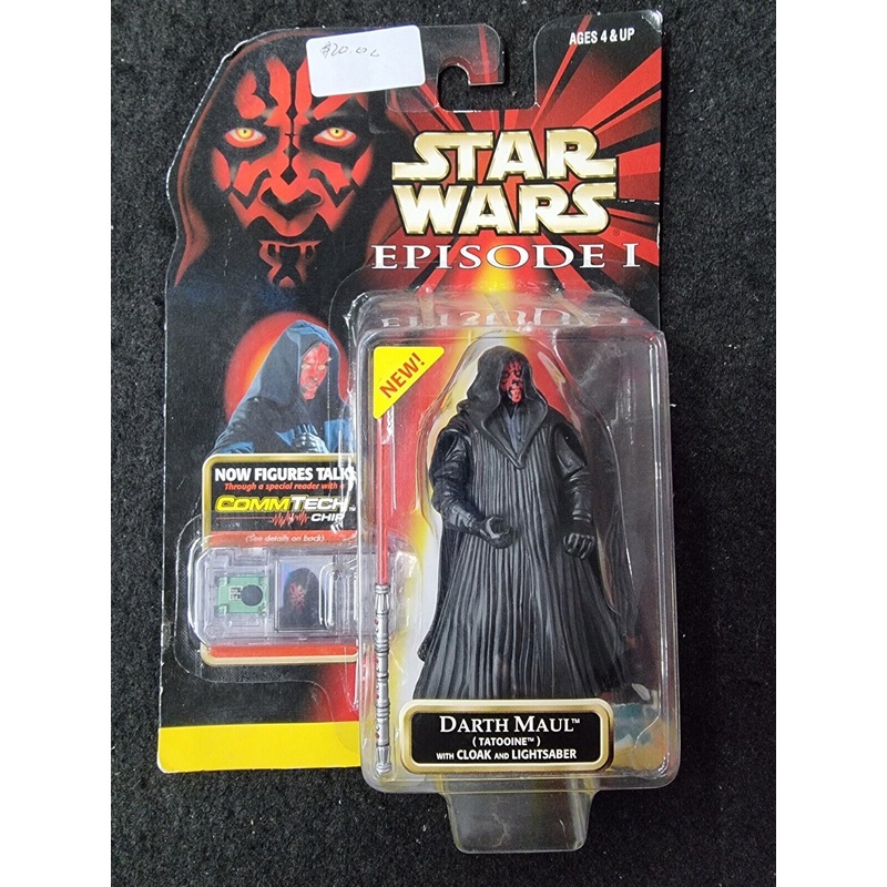 Star Wars- Episode 1 Darth Maul Tatooine With Cloak and Lightsaber 1999