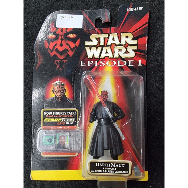 Star Wars Episode I Collection 1  w/ CommTech Chip-Darth Maul w/ Lightsaber