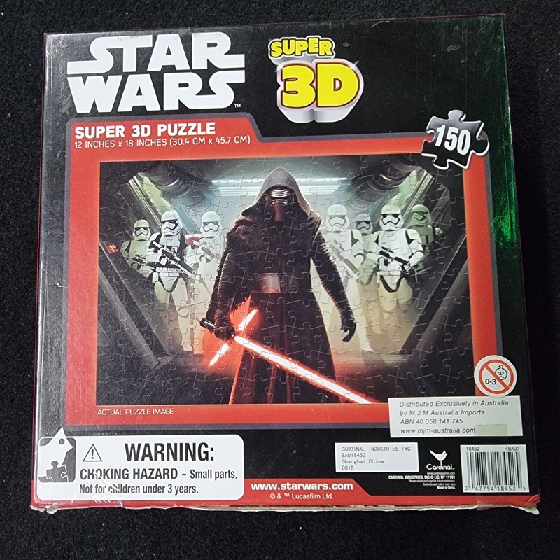 Star Wars Super 3D Puzzle 150PC BAU18452 New Sealed 18 x 12