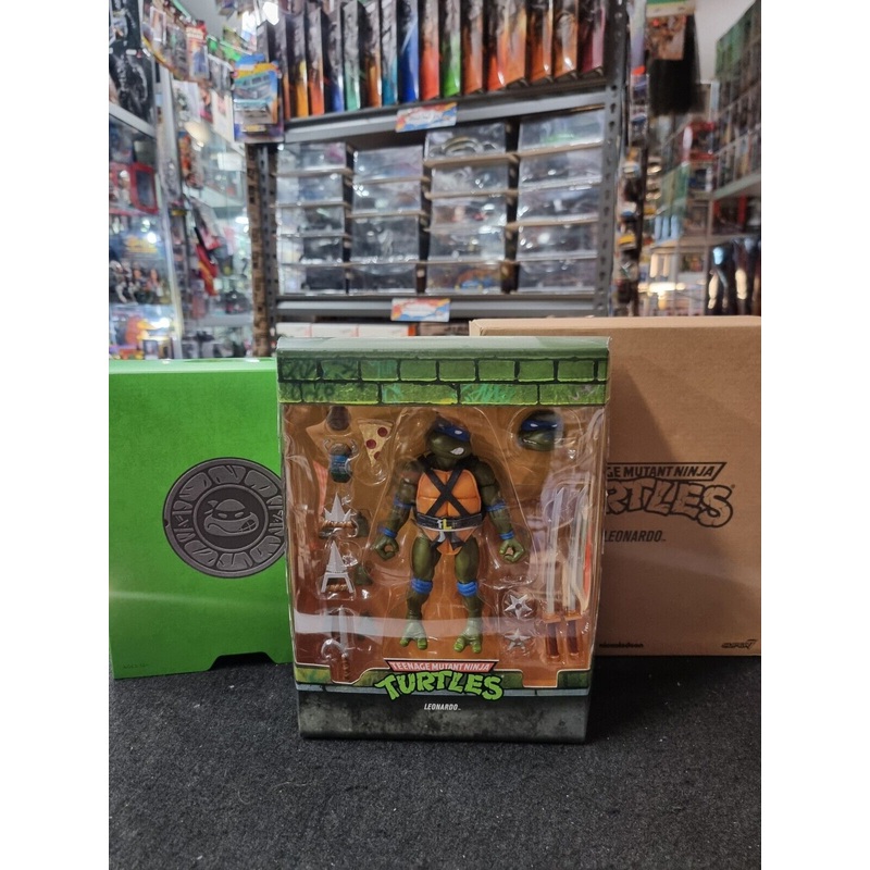 Super 7  Teenage Mutant Ninja Turtles Ultimates Leonardo TMNT Action Figure New