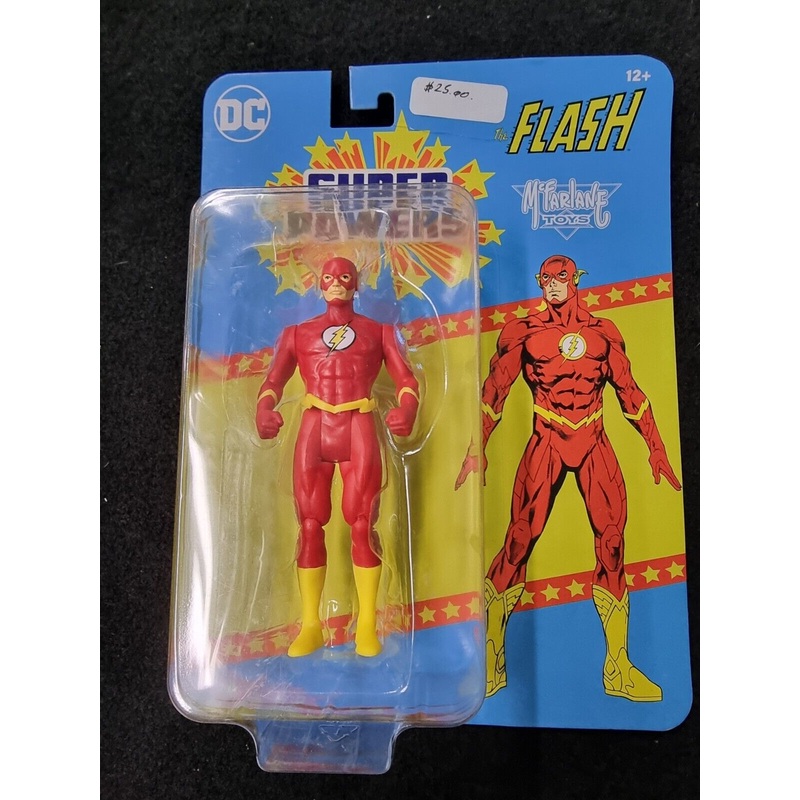 SUPER POWERS 4.5 figure FLASH  McFarlane Toys   BRAND NEW !!  MOC