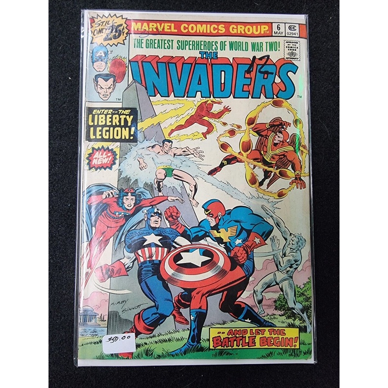 The Invaders #6  [Marvel,1976]  1st Appearance of Liberty Legion