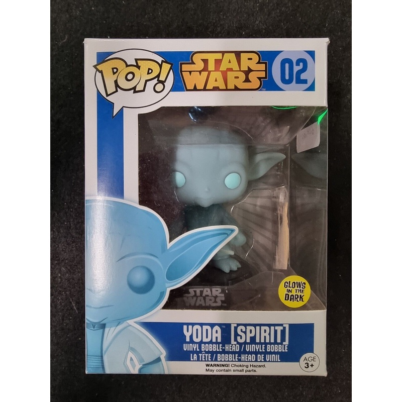 Yoda (Spirit) #02 Funko Pop Vinyl Star Wars Figure New Glows In The Dark (#176)