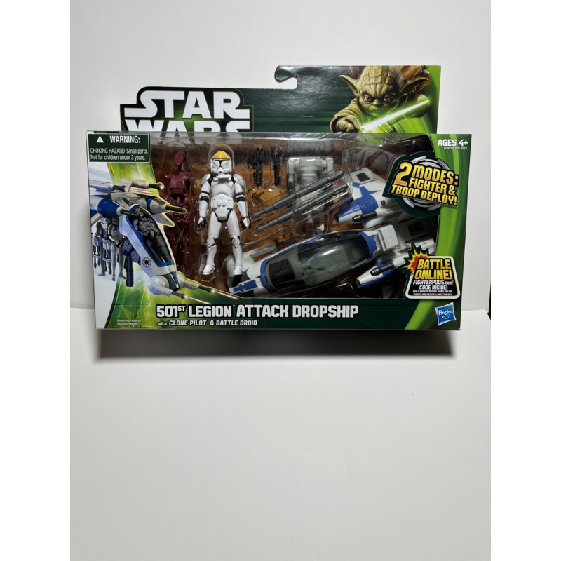 501st Legion Attack Dropship with Clone Pilot & Battle Droid