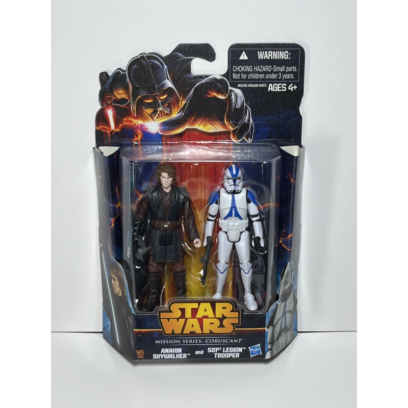 Anakin Skywalker & 501st Legion Trooper Star Wars Mission Series: Coruscant 3.75