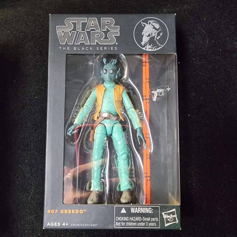 Star Wars Black Series 6 Greedo #07 Figure Orange Line Hasbro 2013 NEW