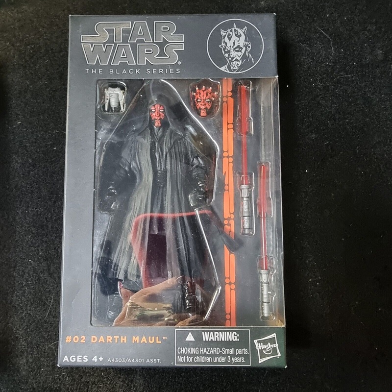 Star Wars the Black Series 6 Inch Darth Maul #02 Action Figure Orange Line