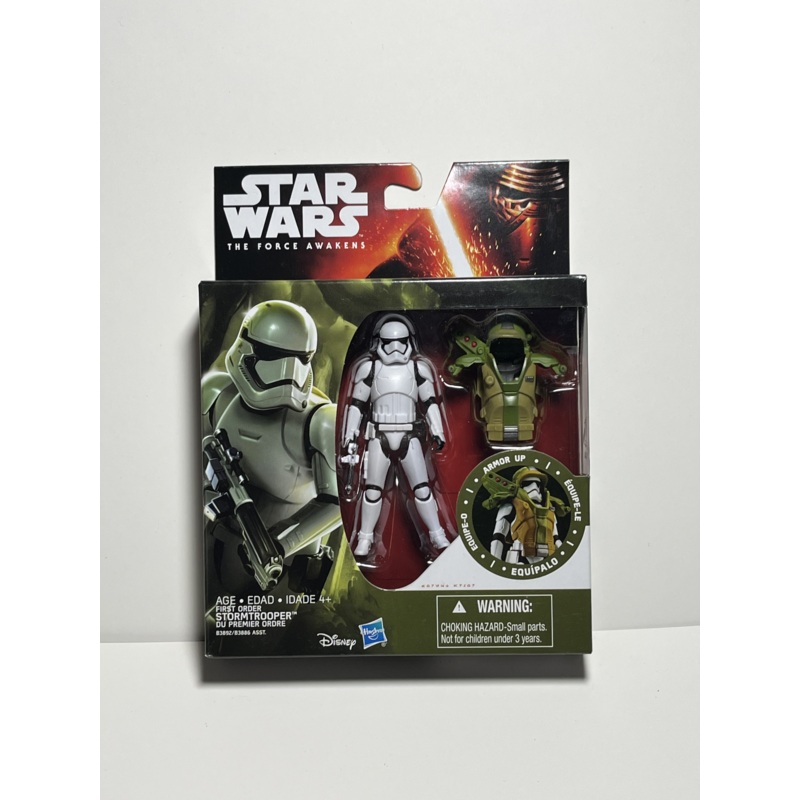 Stormtrooper First Order Armor Up Star Wars The Force Awakens 3.75 Action Figure