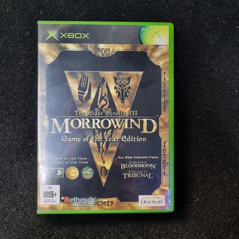 The Elder Scrolls III Morrowind Game Of The Year Edition GOTY Xbox
