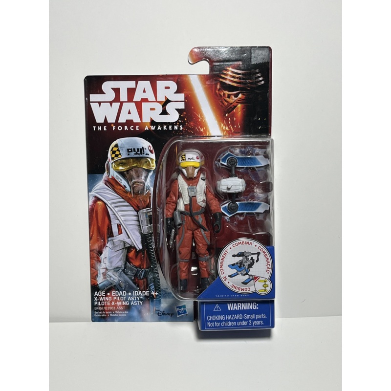 X-Wing Pilot Asty Star Wars The Force Awakens 3.75 Action Figure