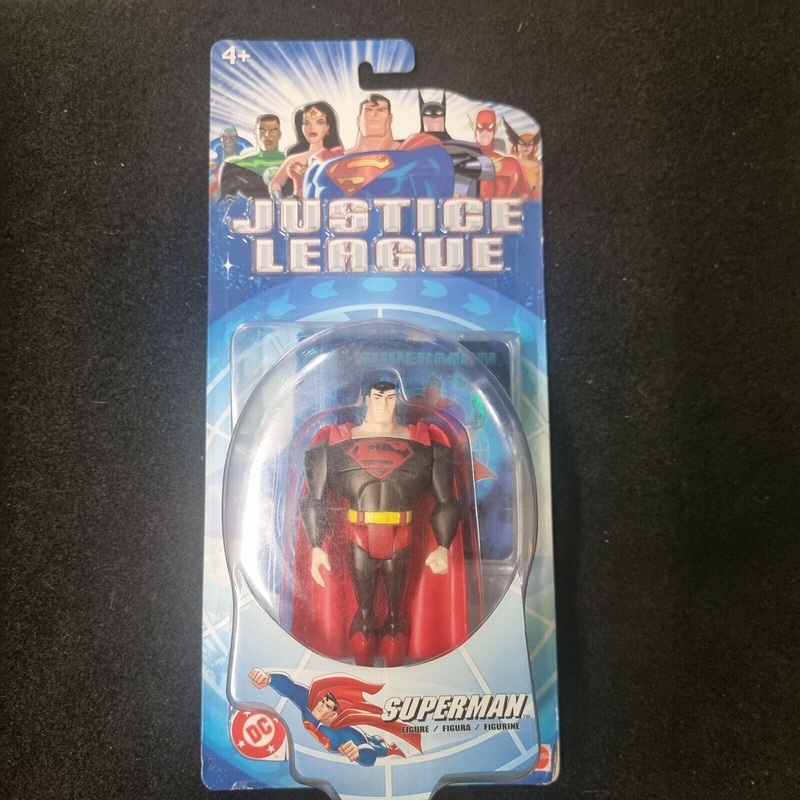 2003 DC Comics Justice League Superman 4.5 Action Figure On Card