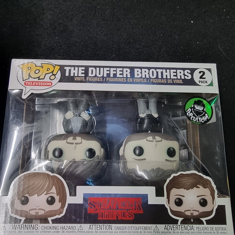 2020 FUNKO POP UPSIDE DOWN DUFFER BROTHERS 2 PACK STRANGER THINGS – ROSS & MATT