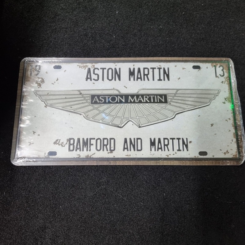 Austin Martin 6×12 inch NOVELTY NUMBER PLATE LICENCE SIGN CAR GIFT MANCAVE IDEA