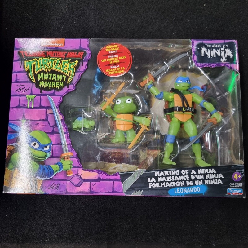 Teenage Mutant Ninja Turtles Mutant Mayhem Making Of A Ninja Leonardo Figure