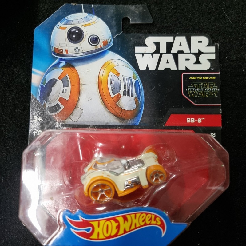 STAR WARS BB-8 Character Car 1:64 HOT WHEELS
