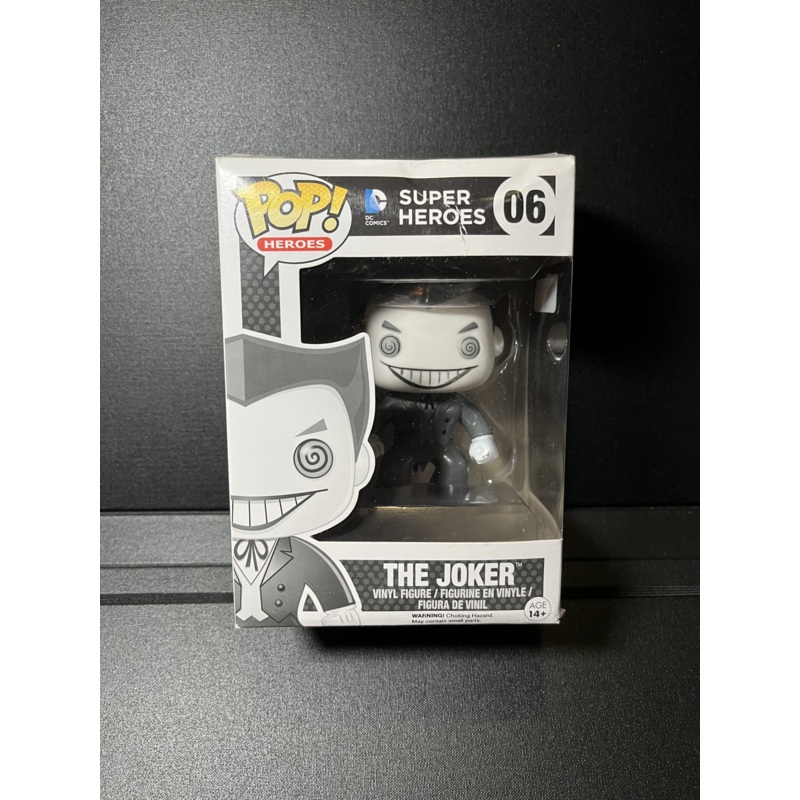 #06 Joker (Black&White) Funko Pop! DC COMICS: Super Heroes