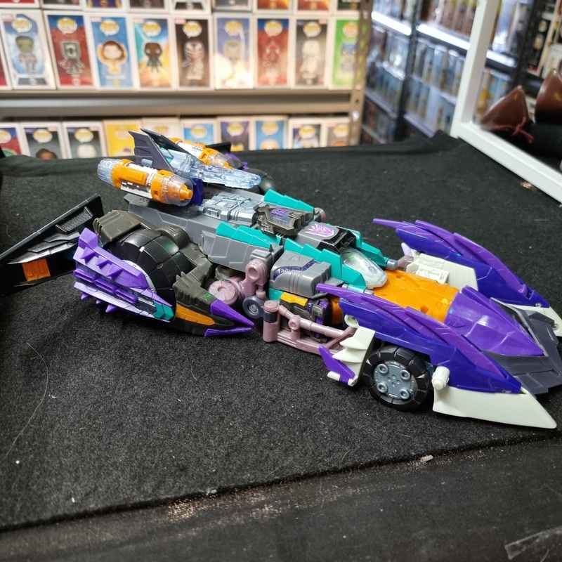 Transformers Cybertron Decepticon Leader Class Megatron Race Car Hasbro 2005