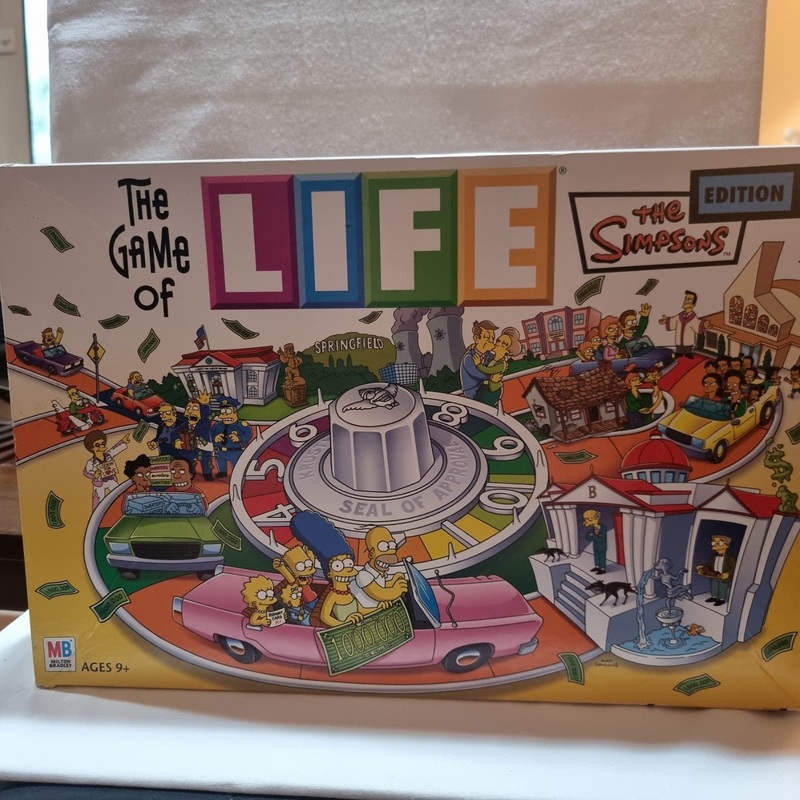 The Game of Life The Simpsons Edition Milton Bradley 2004 Homer