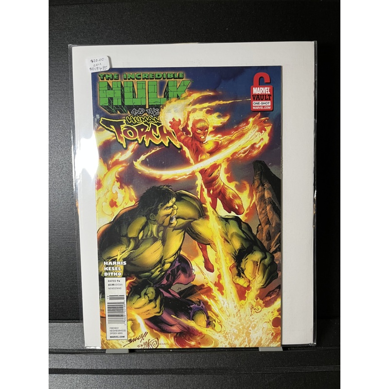 THE INCREDIBLE HULK AND THE HUMAN TORCH FROM THE MARVEL VAULT ONE SHOT #1