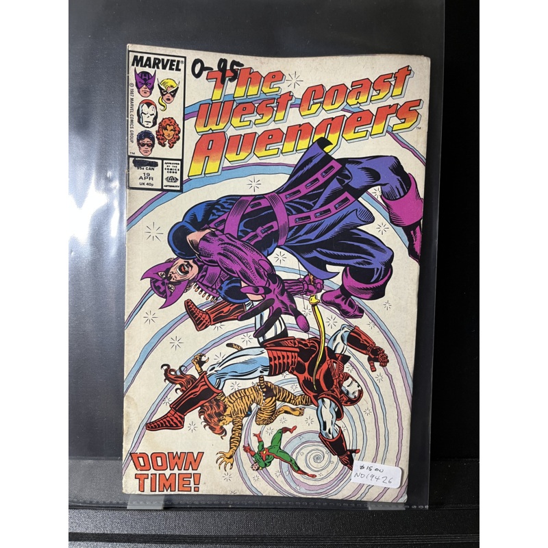 WEST COAST AVENGERS  #19  MARVEL COMICS UK