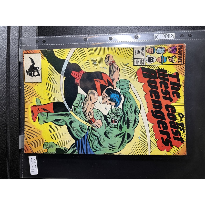 WEST COAST AVENGERS  #25  MARVEL COMICS UK