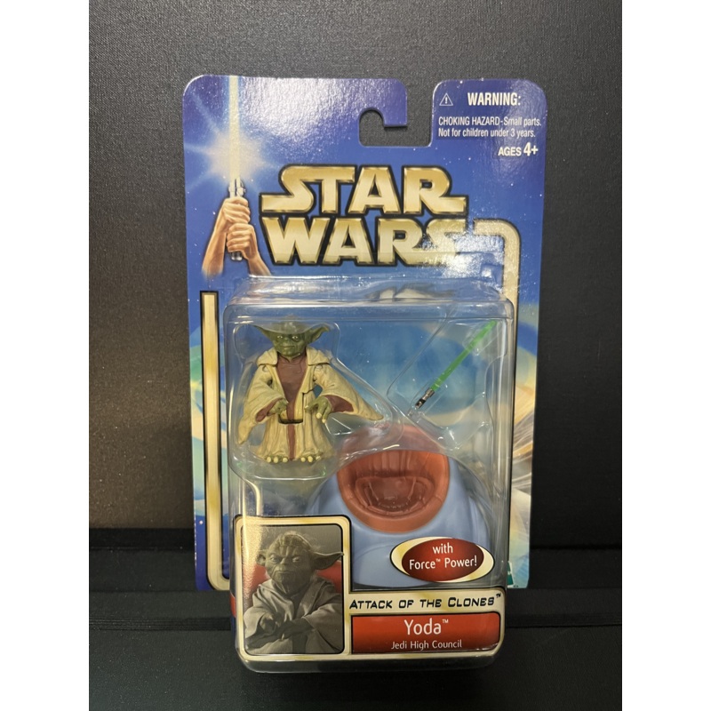 Yoda Jedi High Council Star Wars AOTC Carded 3.75 Action Figure