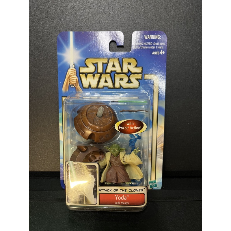 Yoda Jedi Master Star Wars AOTC Carded 3.75 Action Figure