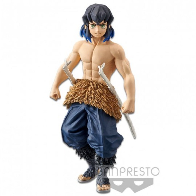 Banpresto Inosuke Hashibira Without Mask Kimetsu No Yaiba Figure Vol 8