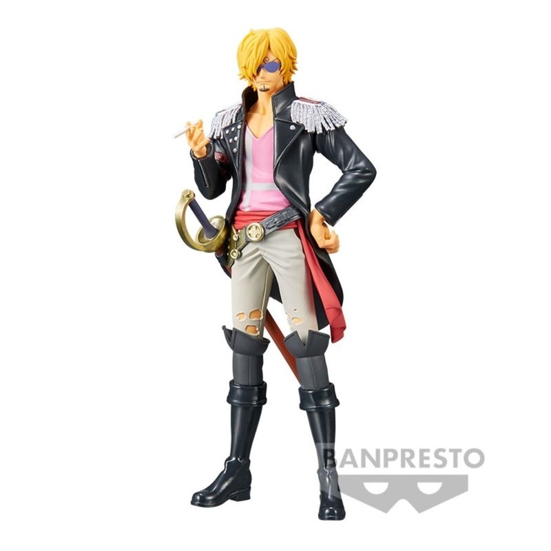 Banpresto DXF Sanji The Grandline Men Vol.4 One Piece Film Red