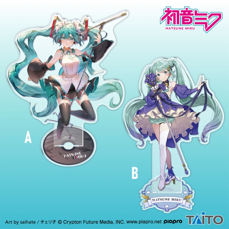Taito Hatsune Miku Big Acrylic Stand Birthday