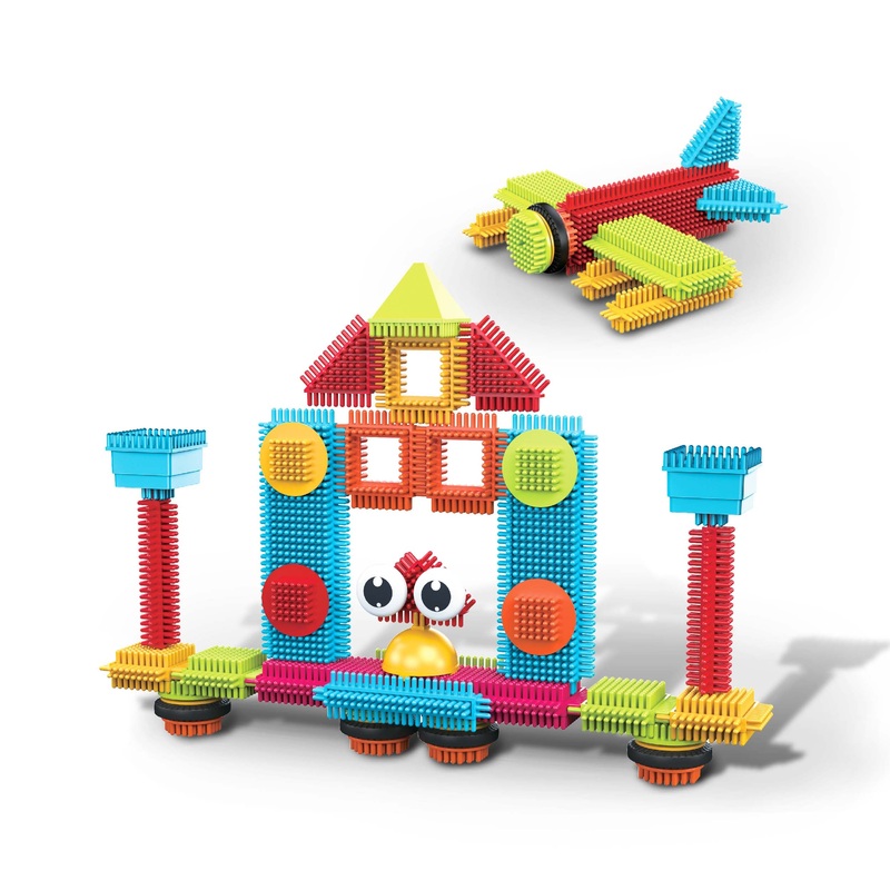 41 Piece Hedgehog Building Blocks Set with Idea Booklet