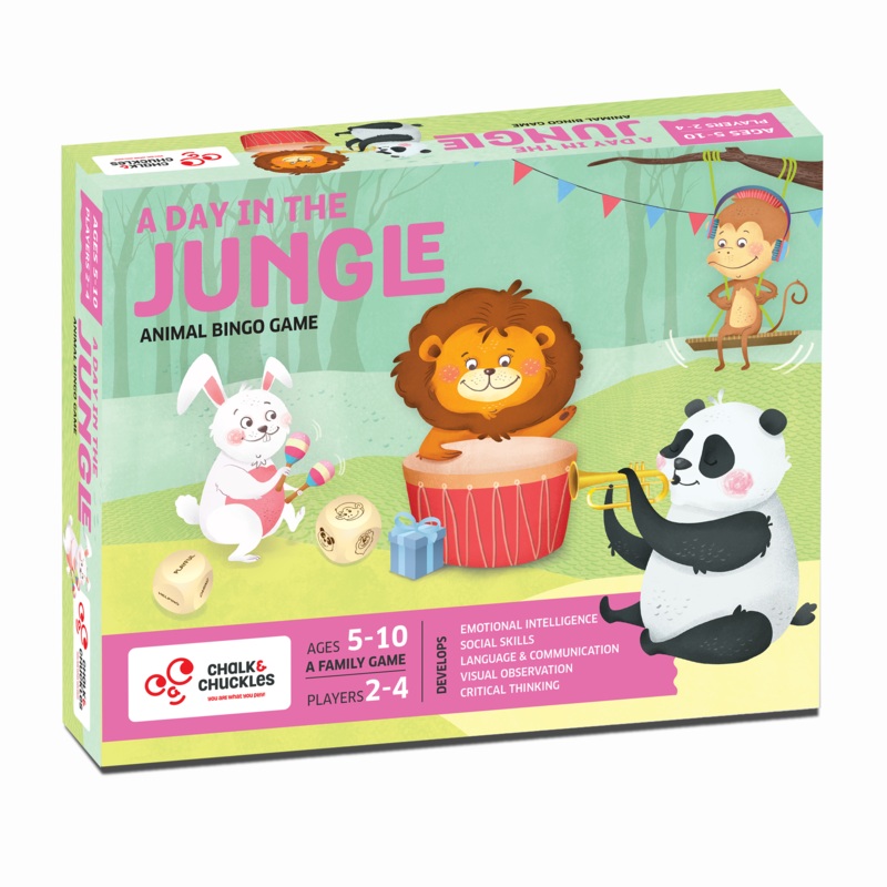 A Day in The Jungle Picture Bingo- Social Emotional Skills