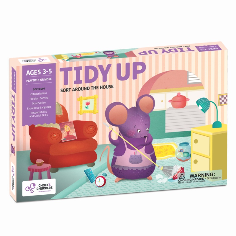 Tidy Up – Preschooler, Sorting and Organising Activity Game