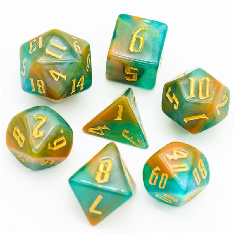 Aquaman Splash DND/TTRPG Dice set