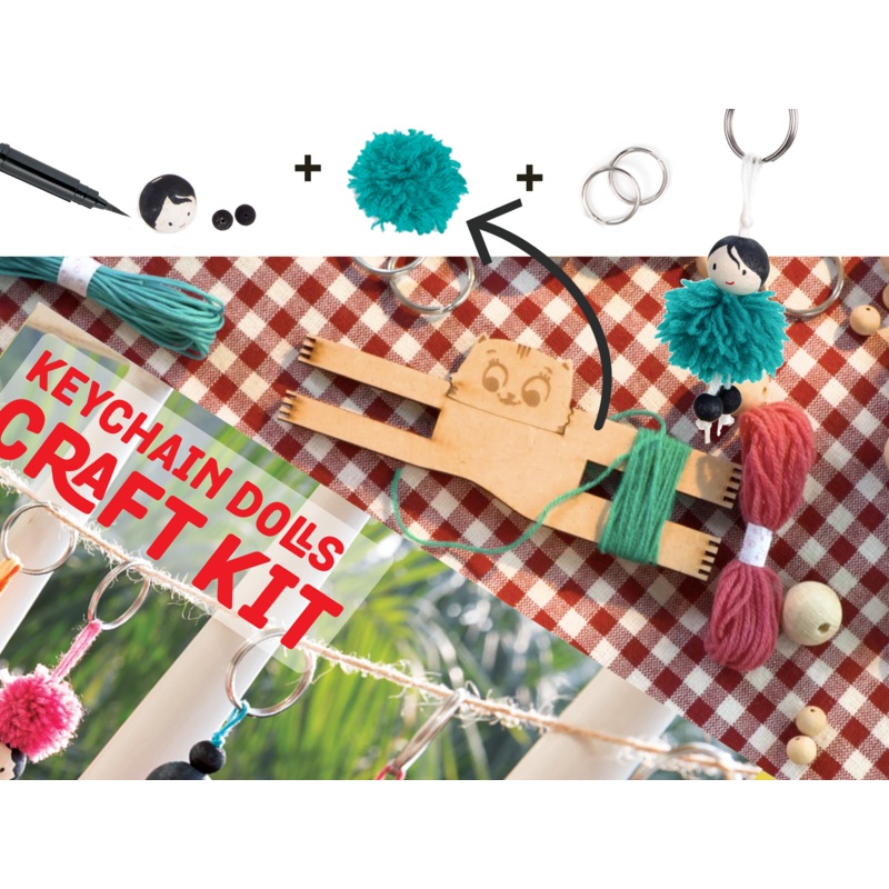 Art and Craft Keychain Dolls – Make Yourself Activity Kit