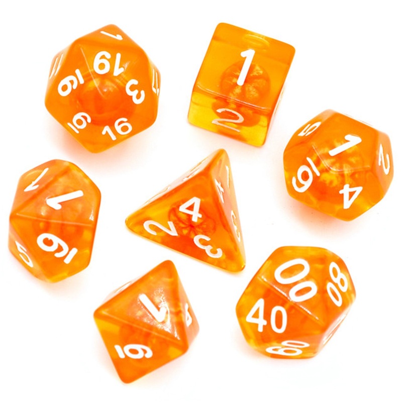 Tangerine Dream DND/TTRPG Dice set