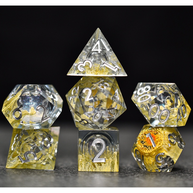 Tempest Liquid Core DND/TTRPG Dice set