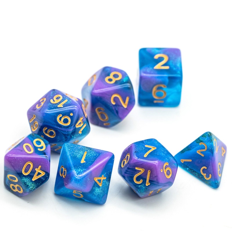 Wizard’s Cloak DND/TTRPG Dice set