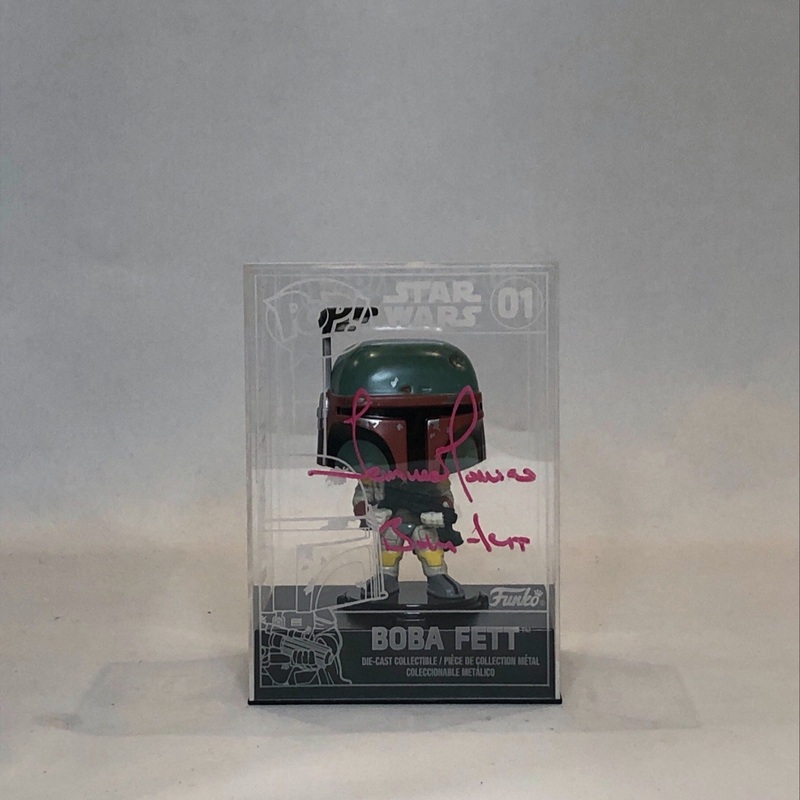 Autographed Boba Fett – Die Cast Funko 01